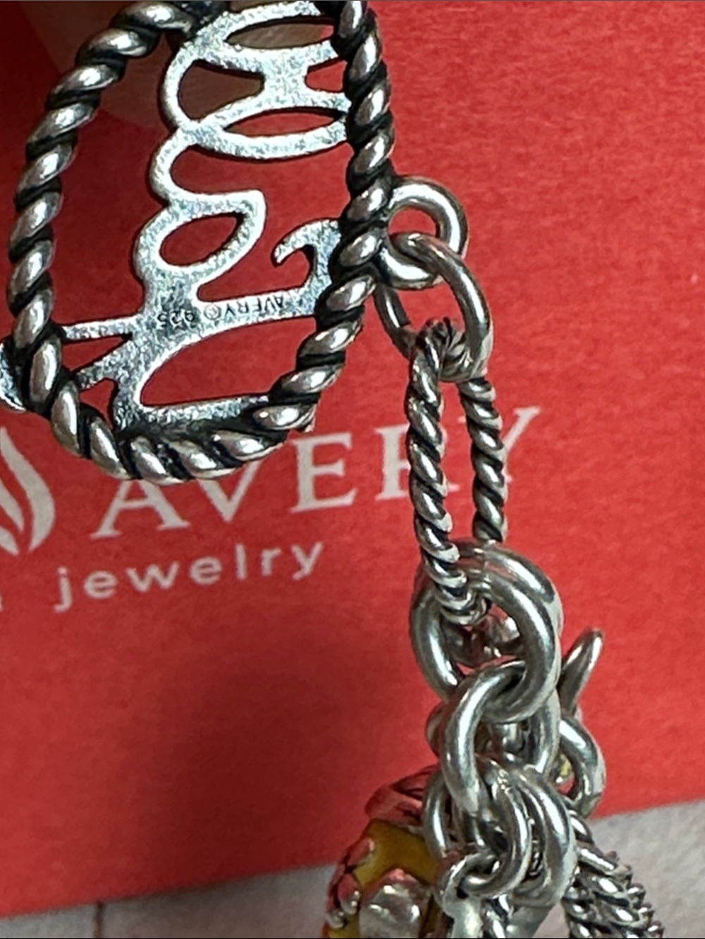 James Avery RETIRED silver rope Y’all Lasso charm - Picture 3 of 4